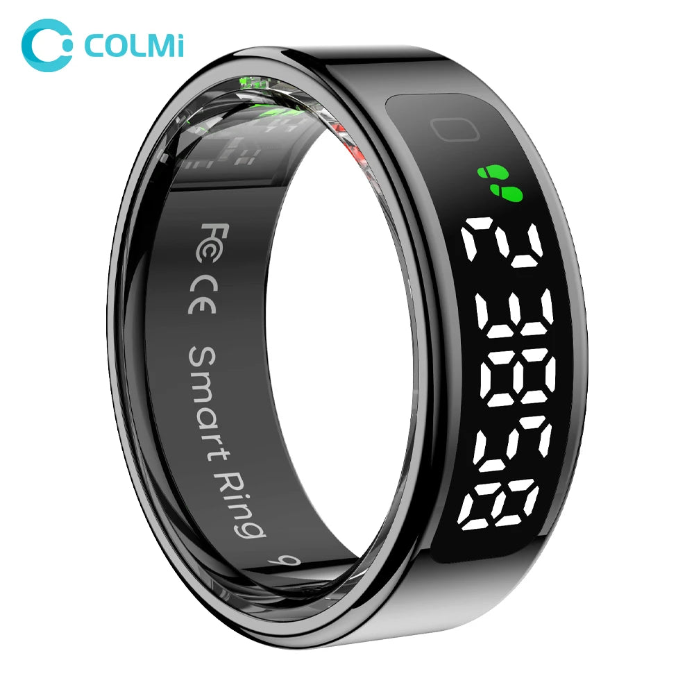 Smart Ring with Display Screen and Touch, Health Manager