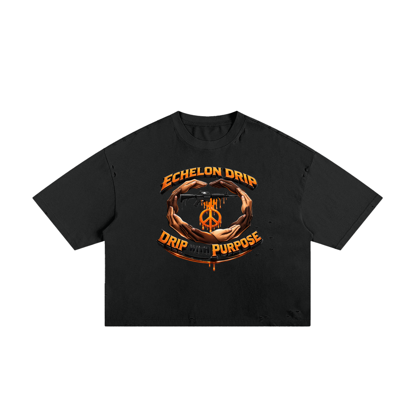 Echelon Classic Frayed Boxy Tee