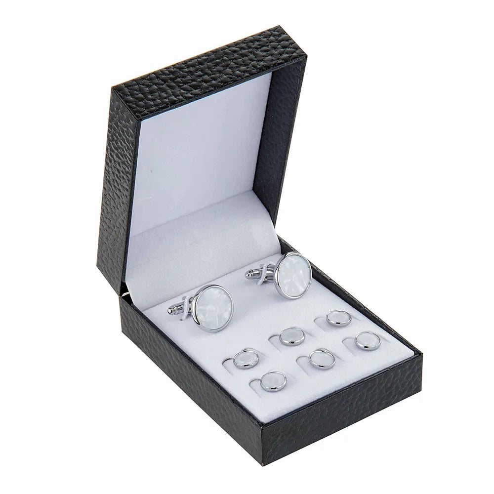 UJOY Men's Cufflinks Studs Set For Tuxedo