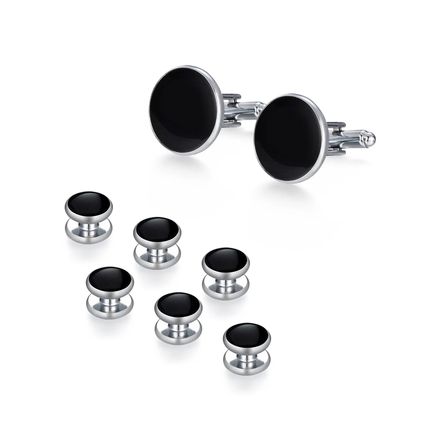 UJOY Men's Cufflinks Studs Set For Tuxedo