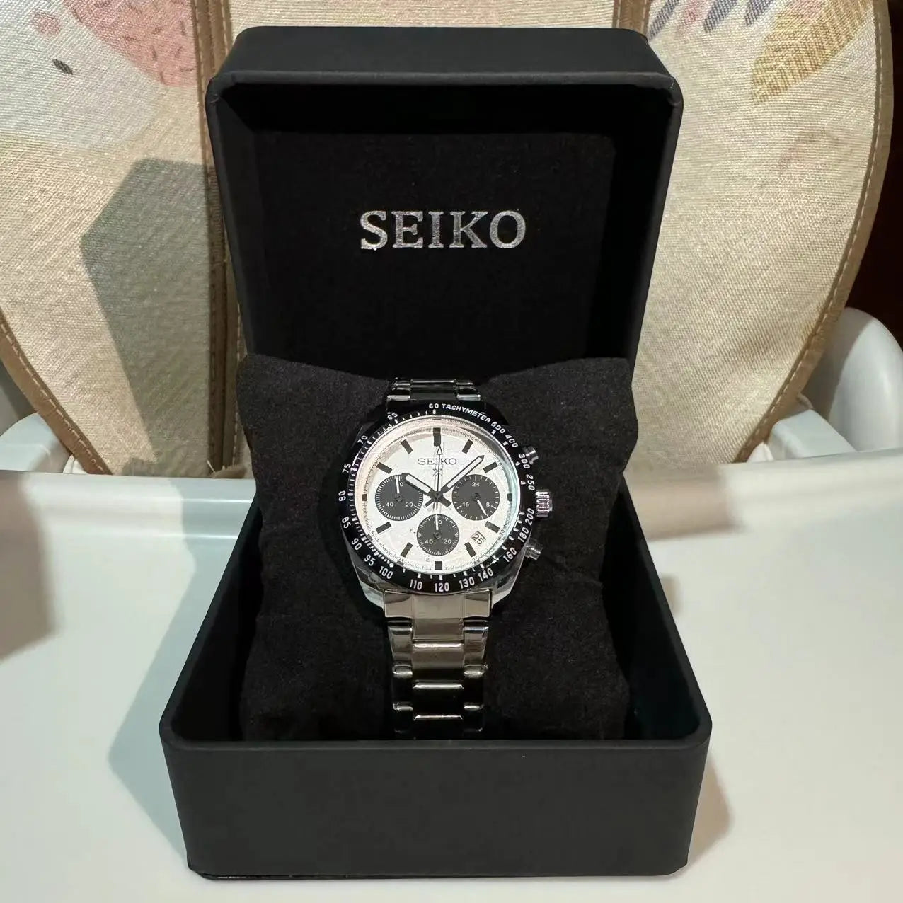 Seiko Brand Multifunctional  Chronograph Men's Quartz Wrist Watch