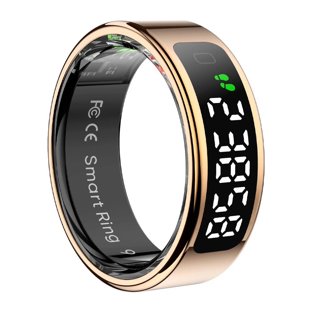 Smart Ring with Display Screen and Touch, Health Manager
