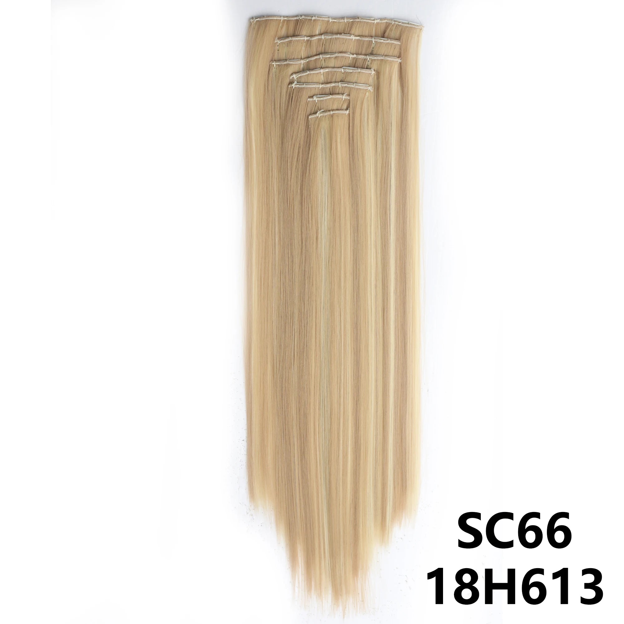 Long Straight Synthetic 16 Clips