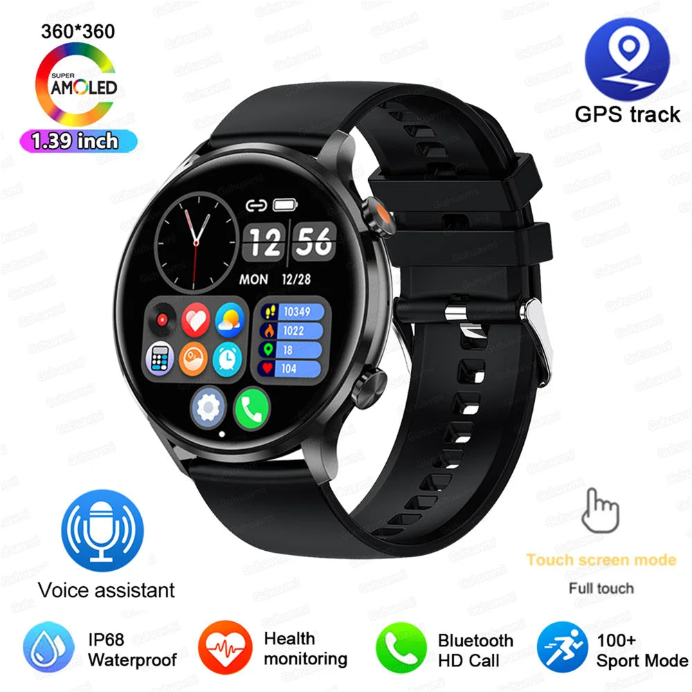 Men's AMOLED HD Screen Smartwatch