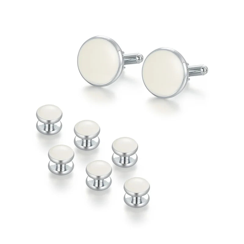 UJOY Men's Cufflinks Studs Set For Tuxedo