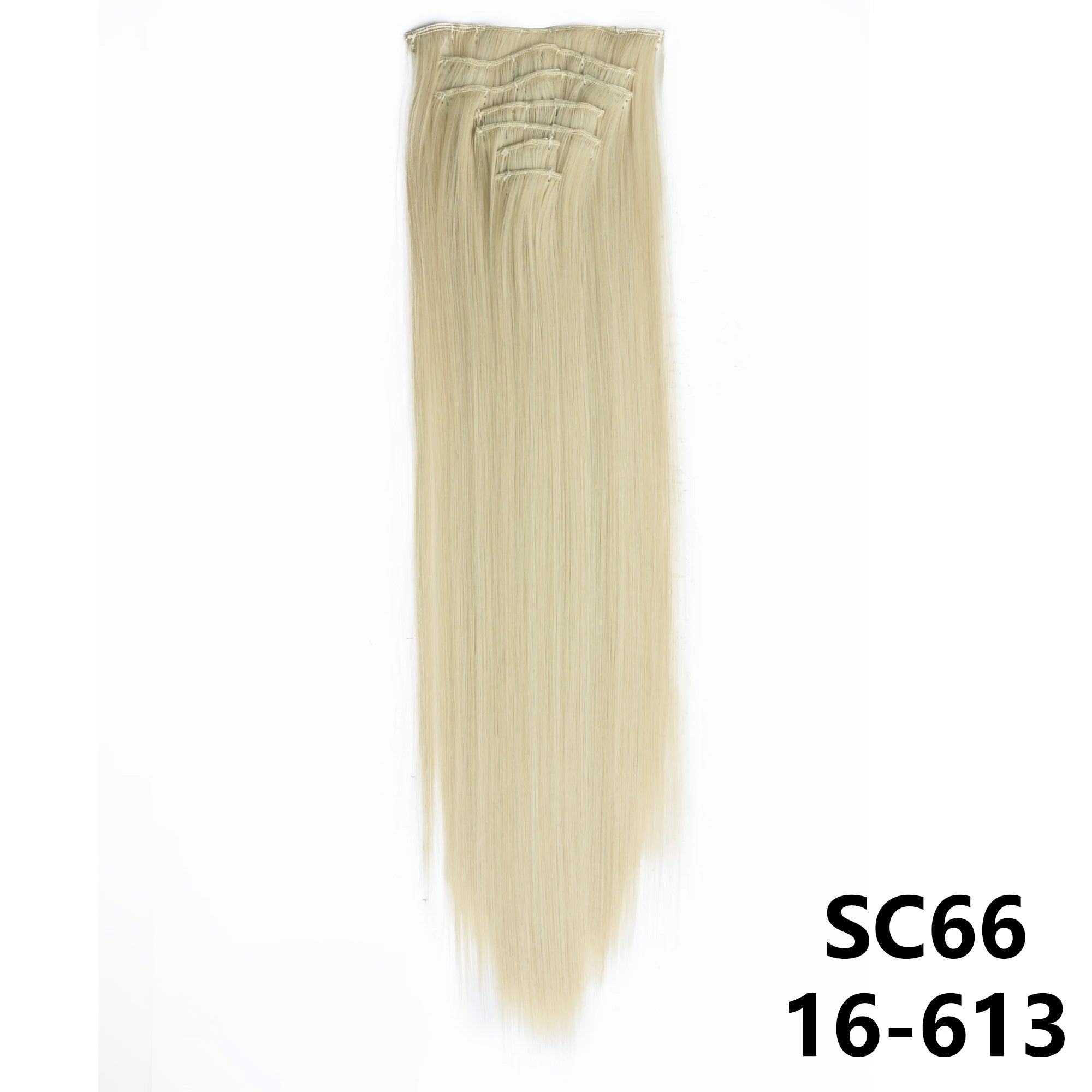Long Straight Synthetic 16 Clips