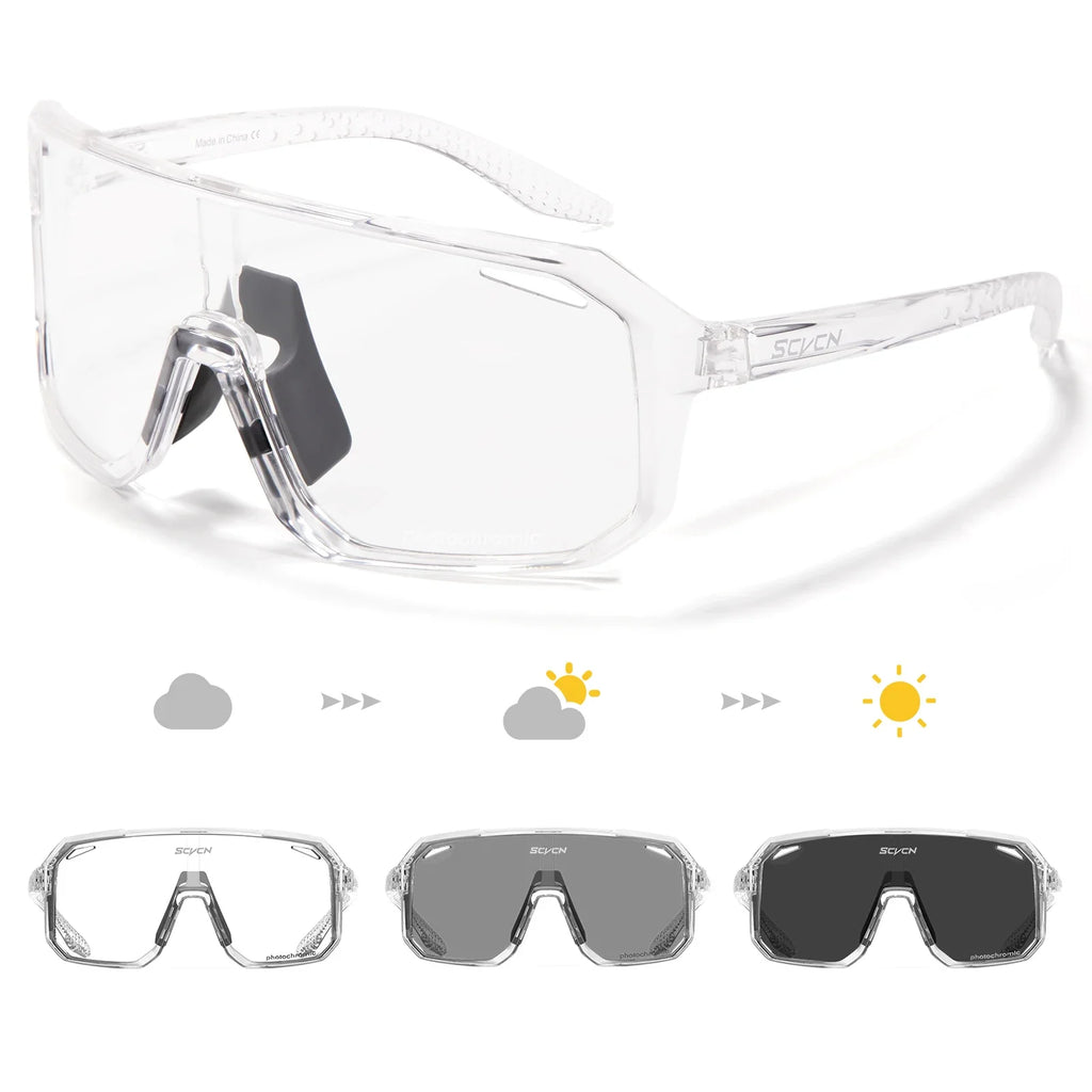 Men's Photochromic UV400 Cycling & Driving Sunglasses
