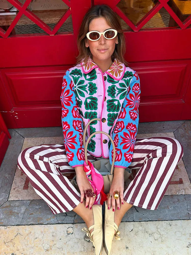 Women's Fashion Quilted Cotton Jacket