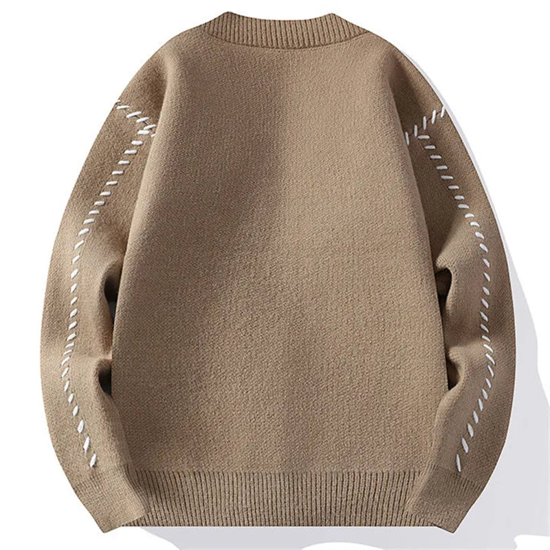 Autumn Winter V-Neck Knit Cardigan