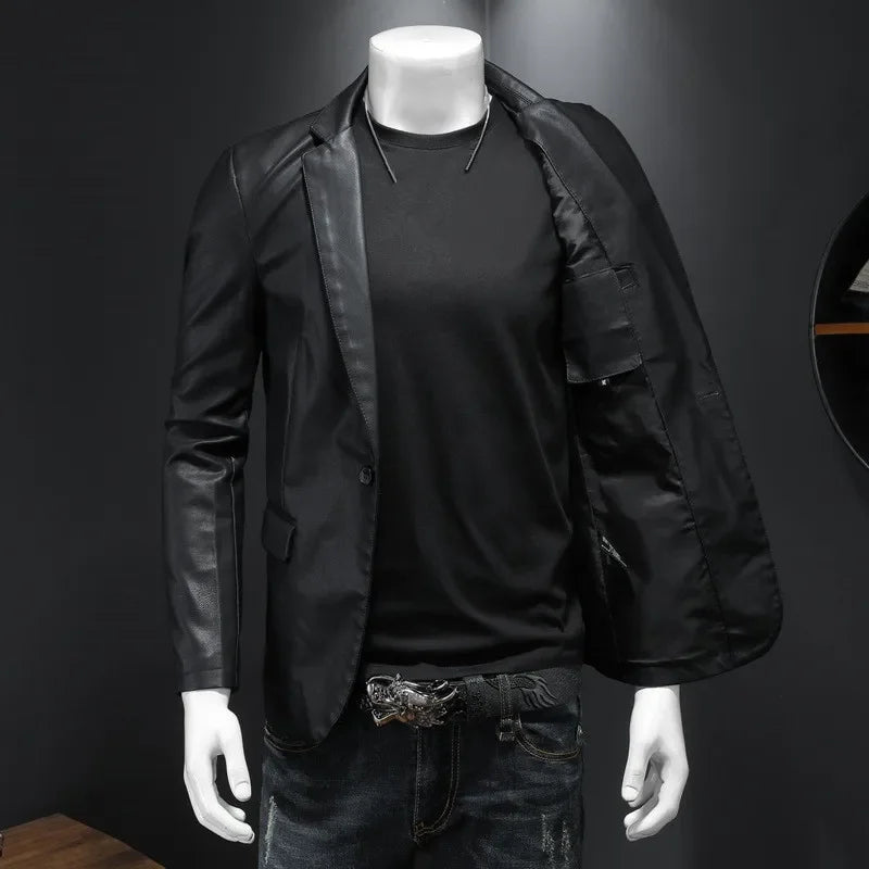Mens Slim Fit Motorcycle Coats