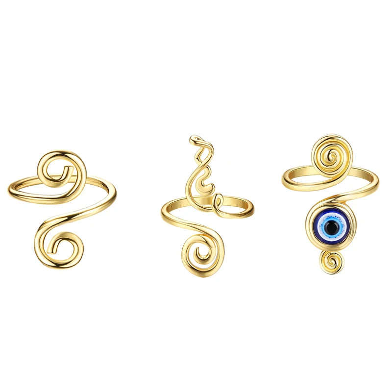 3Pcs Adjustable Toe Rings