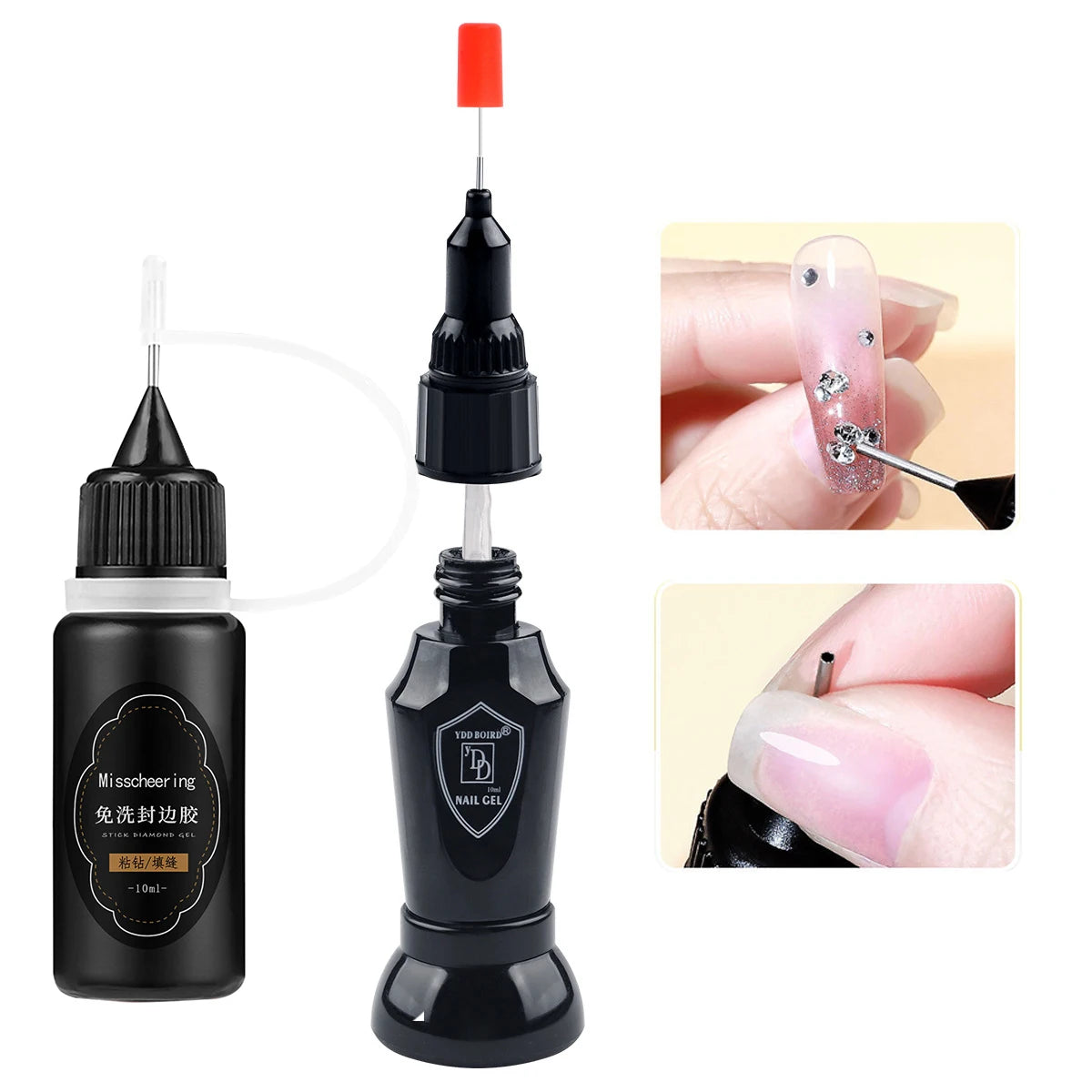 Super Strong Gel Nail Glue  3D Nails Bling Decorations