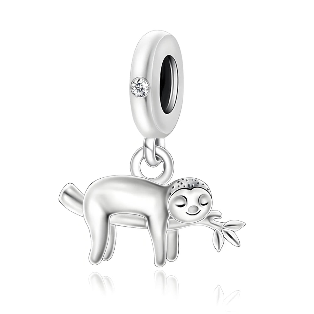 Cute Hanging Sloth Charm Sweet Animals Beads