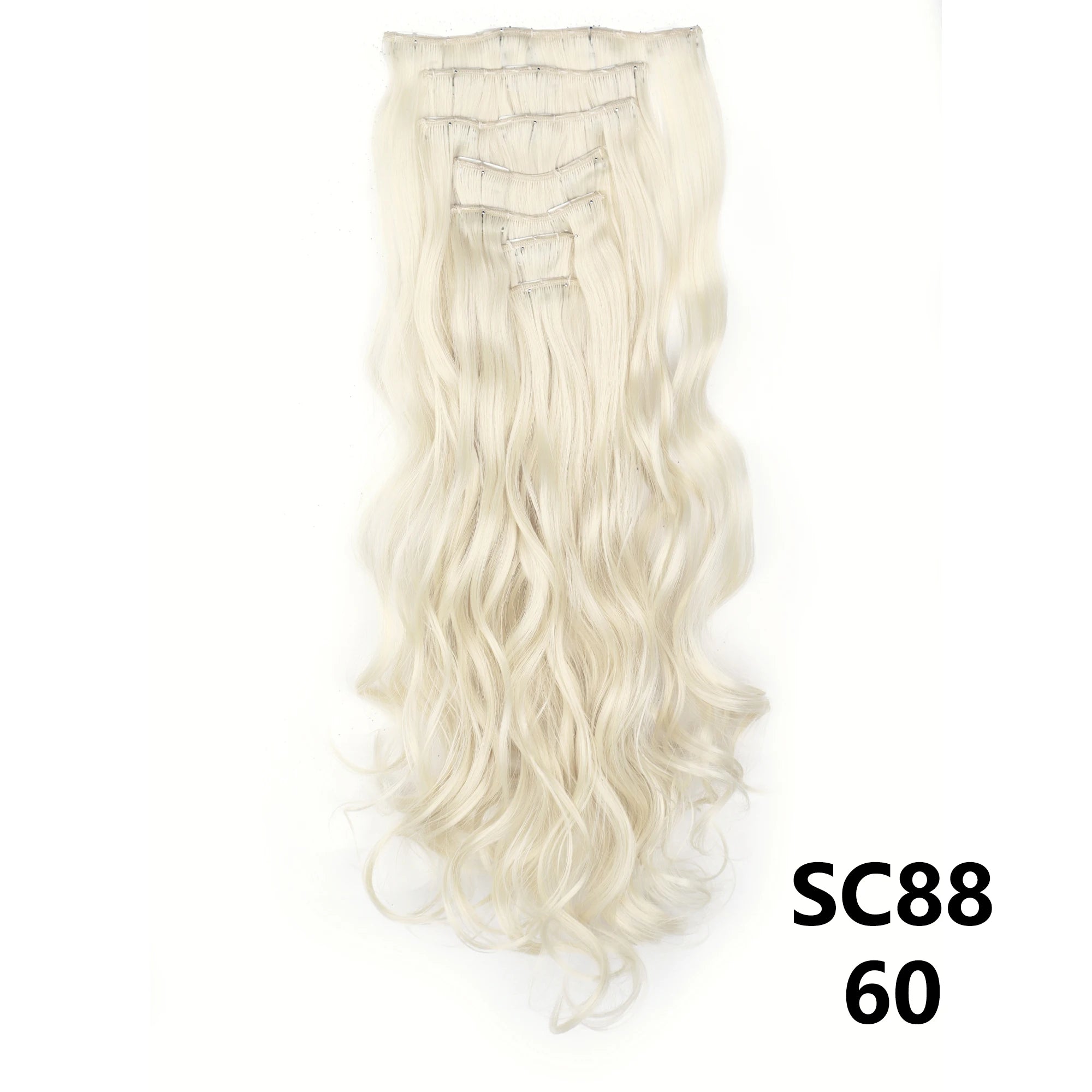 Long Straight Synthetic 16 Clips