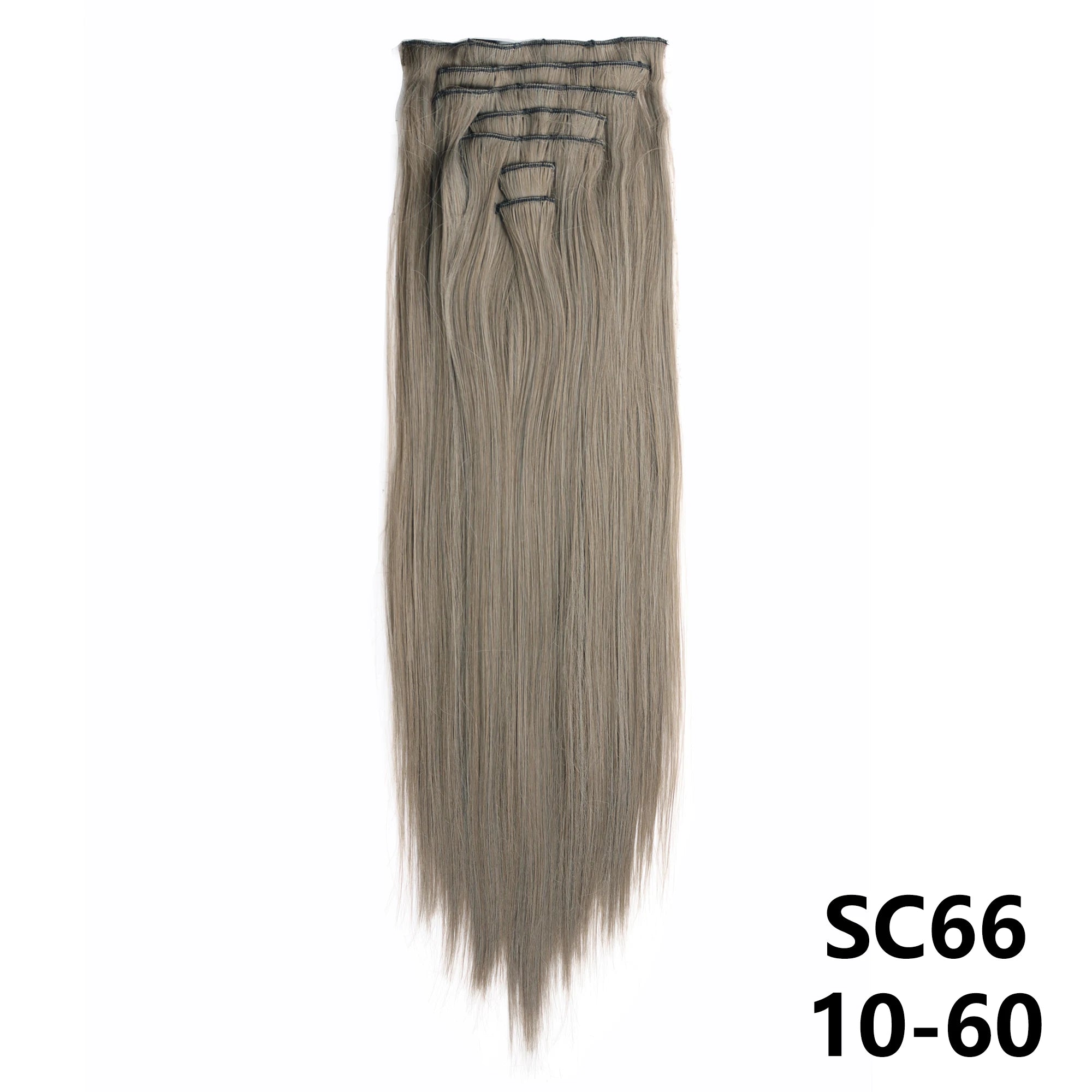 Long Straight Synthetic 16 Clips