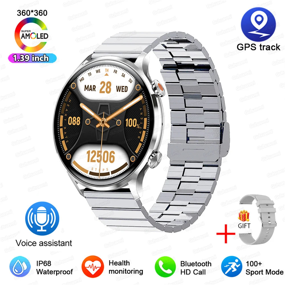 Men's AMOLED HD Screen Smartwatch