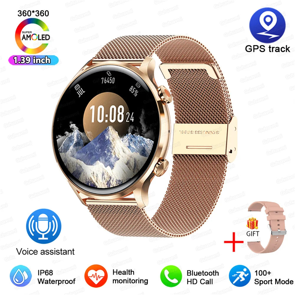 Men's AMOLED HD Screen Smartwatch
