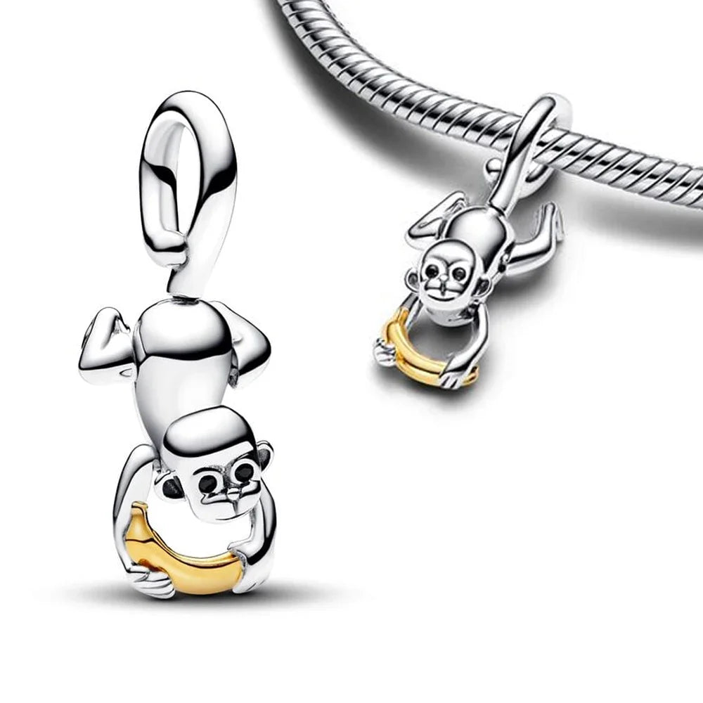 Cute Hanging Sloth Charm Sweet Animals Beads