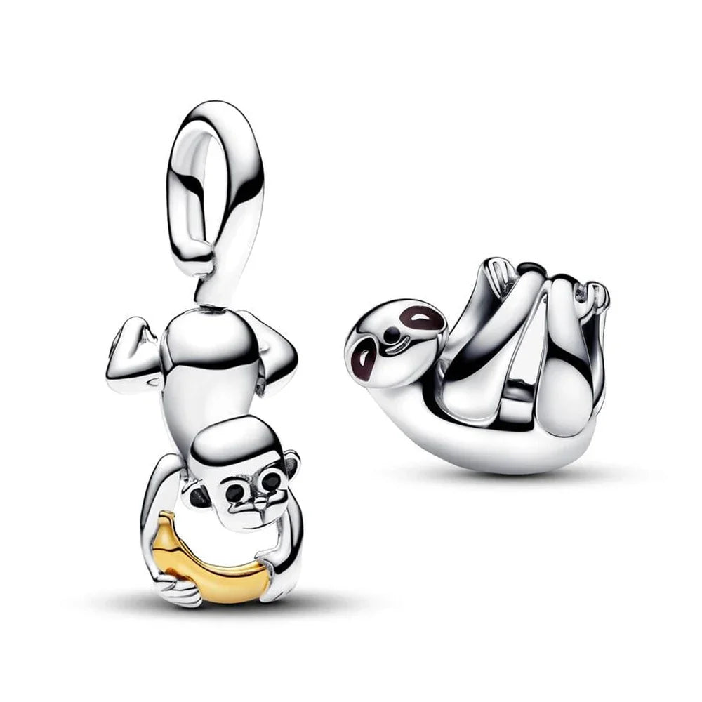 Cute Hanging Sloth Charm Sweet Animals Beads