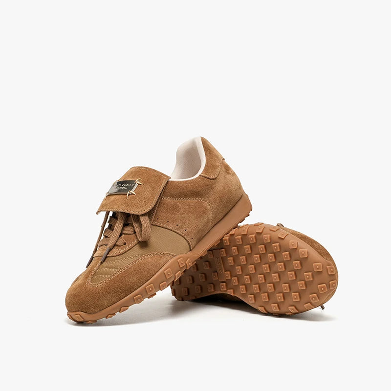 Fashion Trainers Women Cow Suede Sneakers
