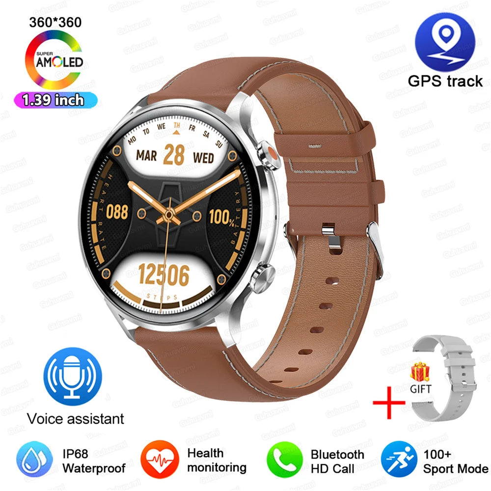 Men's AMOLED HD Screen Smartwatch