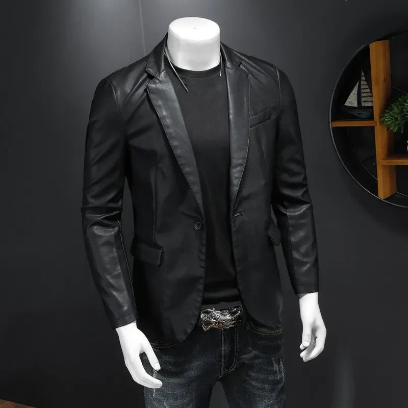 Mens Slim Fit Motorcycle Coats