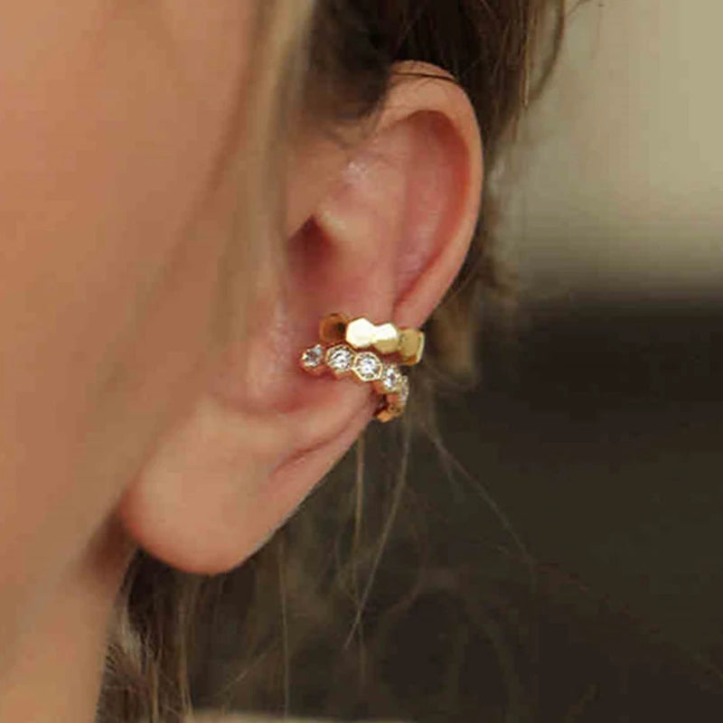 Geometric Ear Cuff Earrings