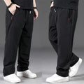 8XL Casual Pants Mens Straight Loose Trousers