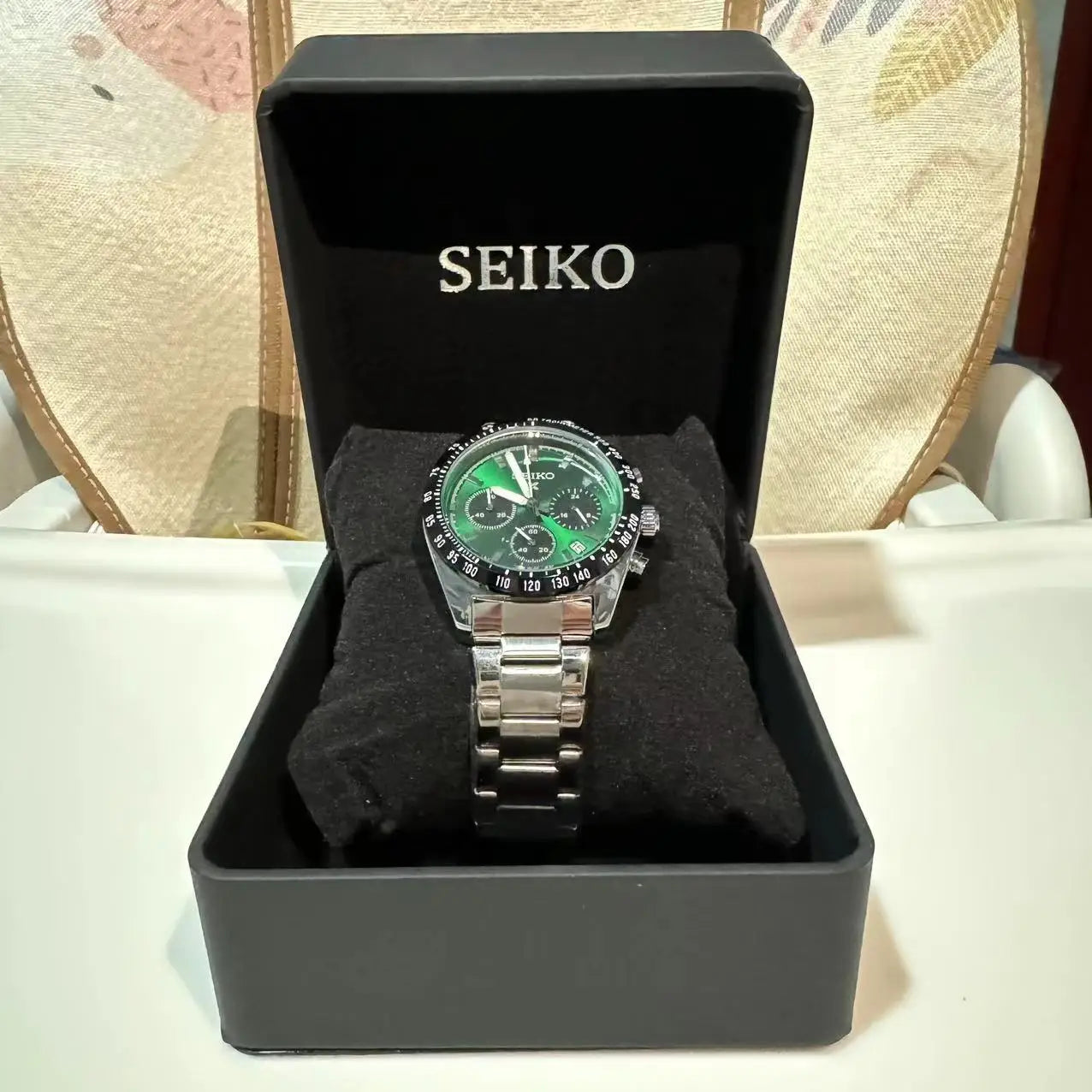 Seiko Brand Multifunctional  Chronograph Men's Quartz Wrist Watch