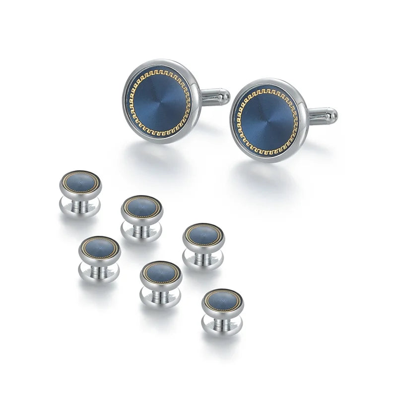 UJOY Men's Cufflinks Studs Set For Tuxedo