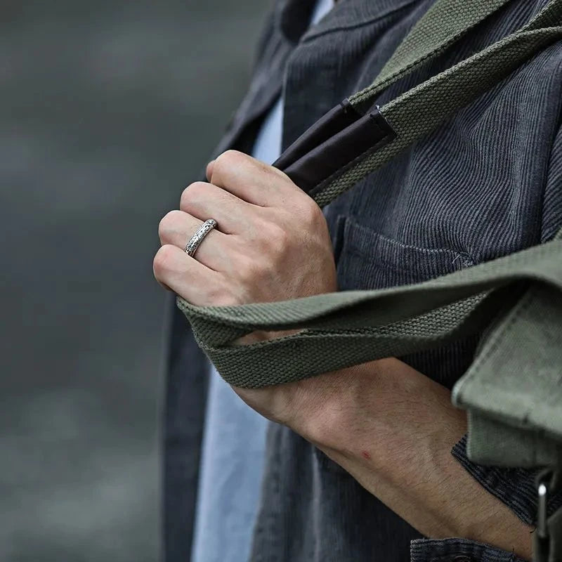 Unisex Vintage Astronomical  Rotating Cosmic Ring Necklace