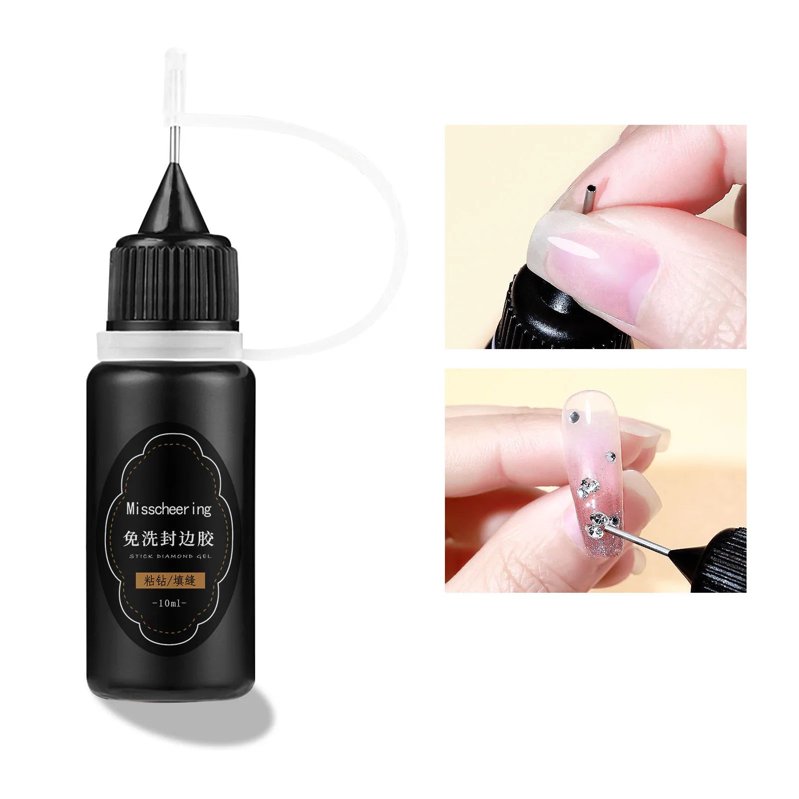 Super Strong Gel Nail Glue  3D Nails Bling Decorations