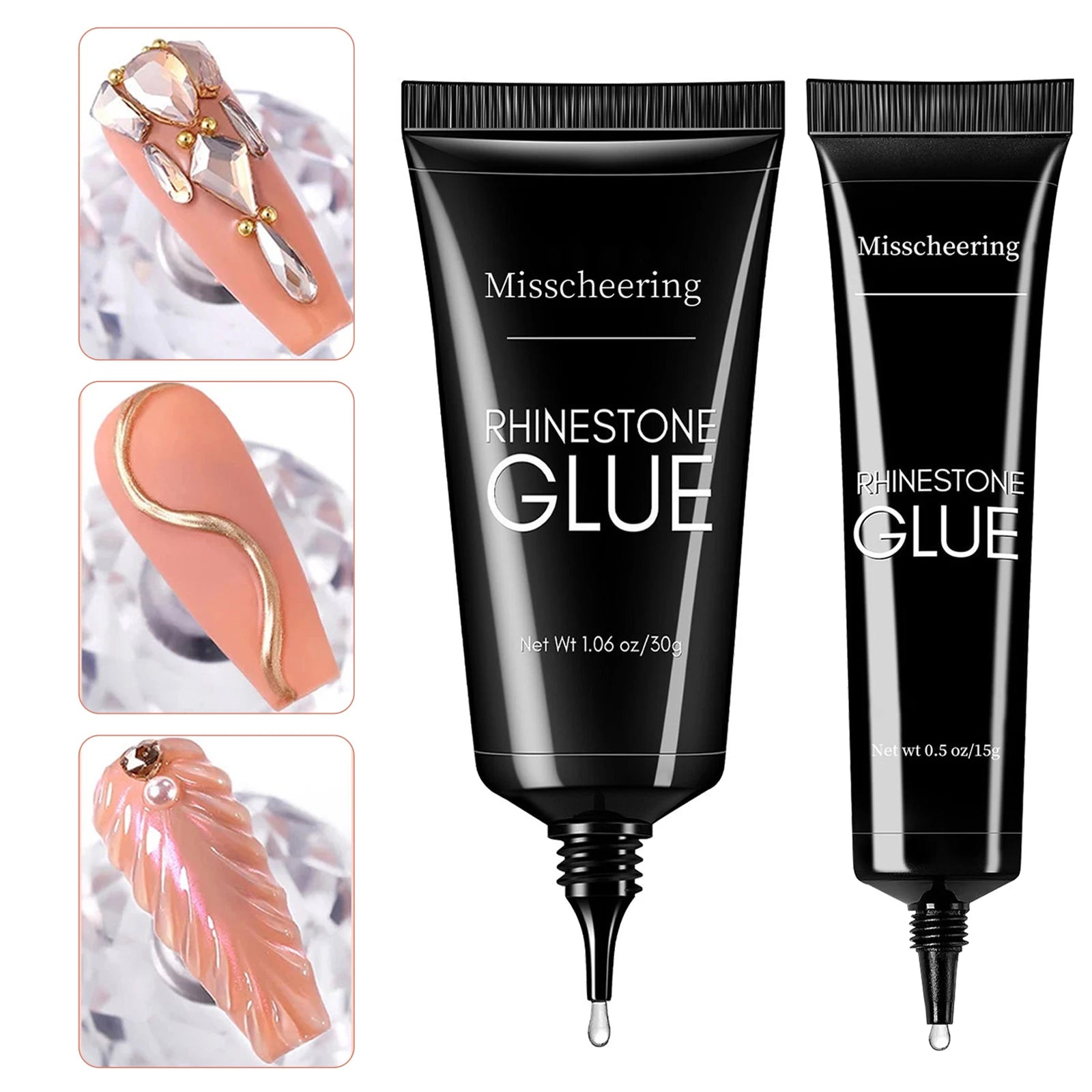 Super Strong Gel Nail Glue  3D Nails Bling Decorations