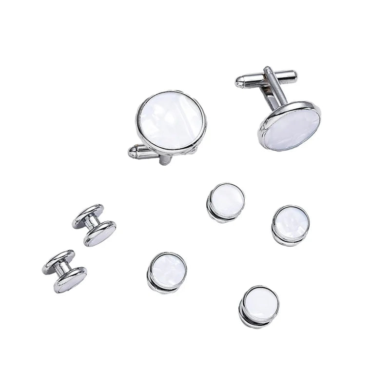 UJOY Men's Cufflinks Studs Set For Tuxedo