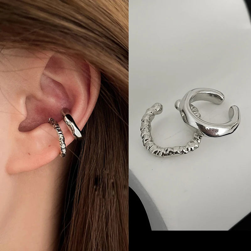 Geometric Ear Cuff Earrings