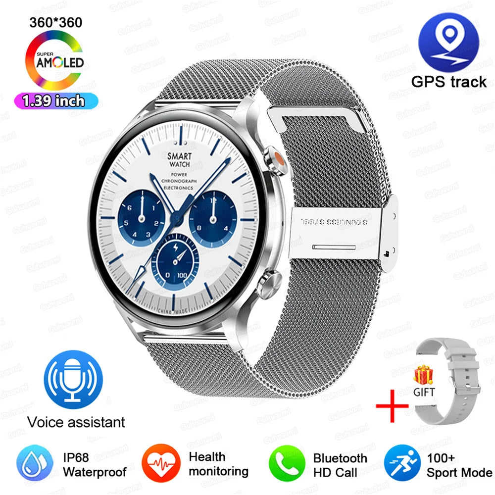 Men's AMOLED HD Screen Smartwatch