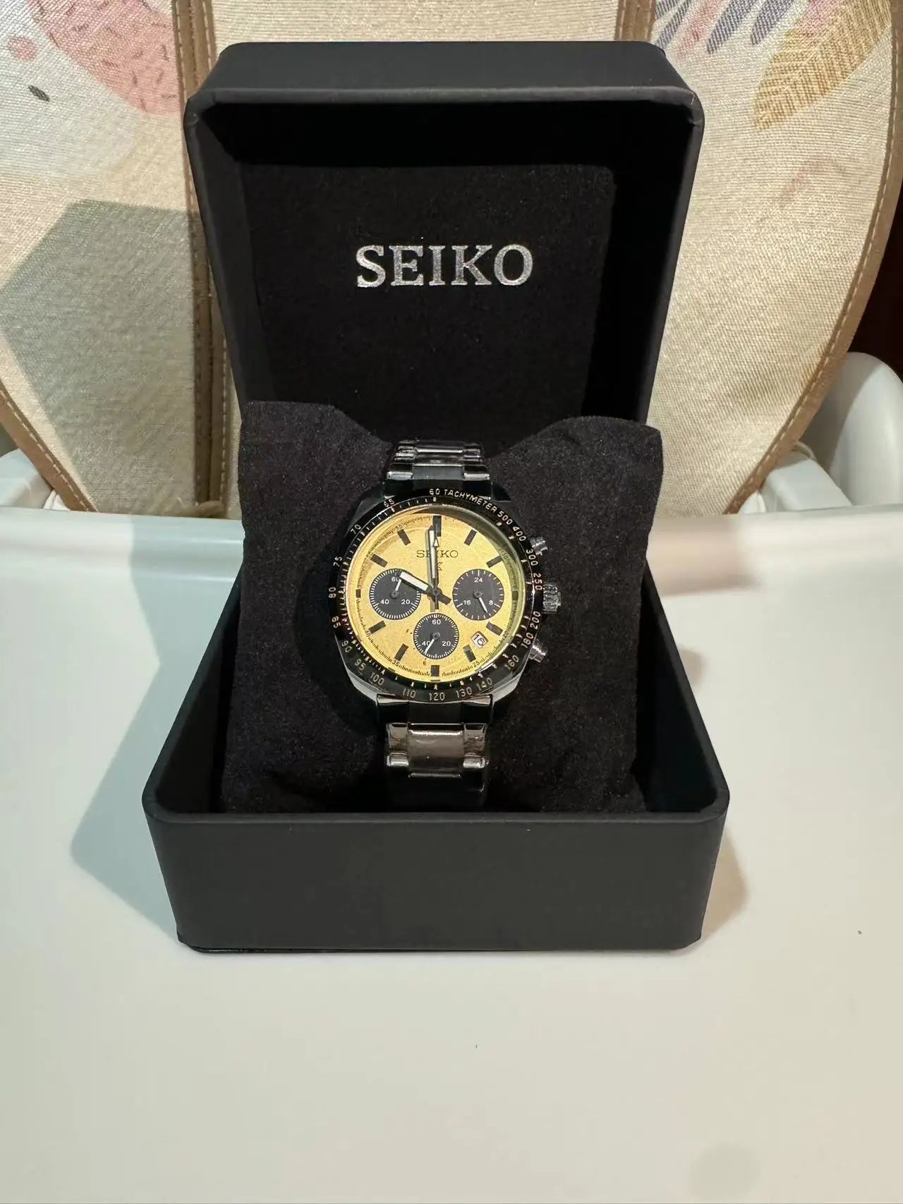 Seiko Brand Multifunctional  Chronograph Men's Quartz Wrist Watch