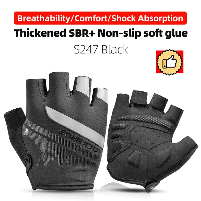 ROCKBROS Half Finger Cycling Gloves