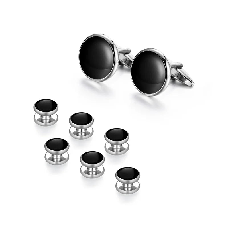 UJOY Men's Cufflinks Studs Set For Tuxedo