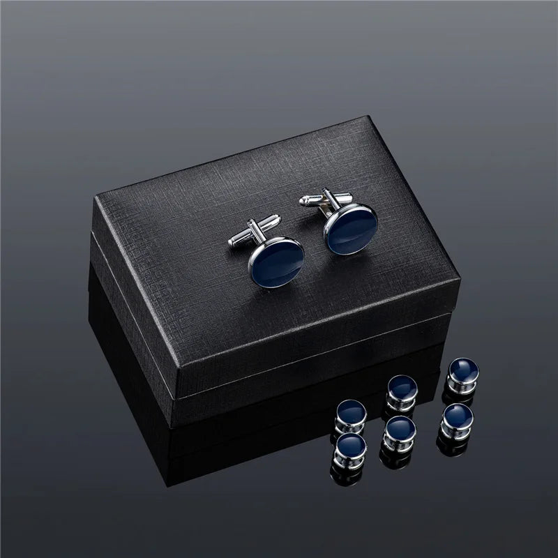 UJOY Men's Cufflinks Studs Set For Tuxedo