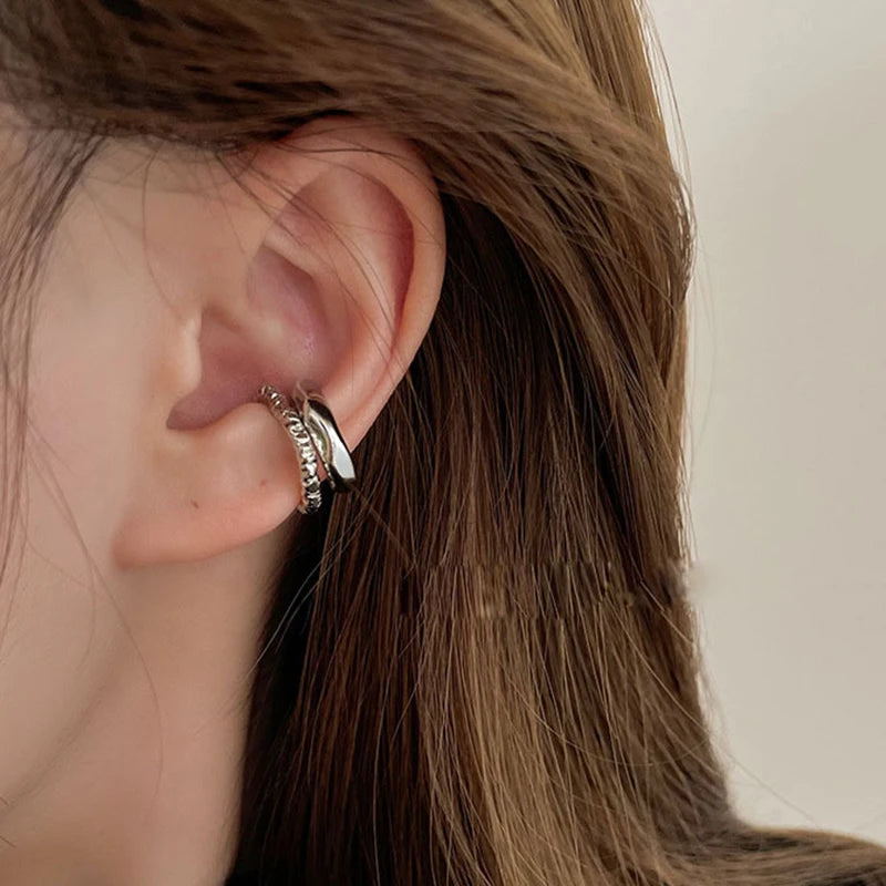 Geometric Ear Cuff Earrings