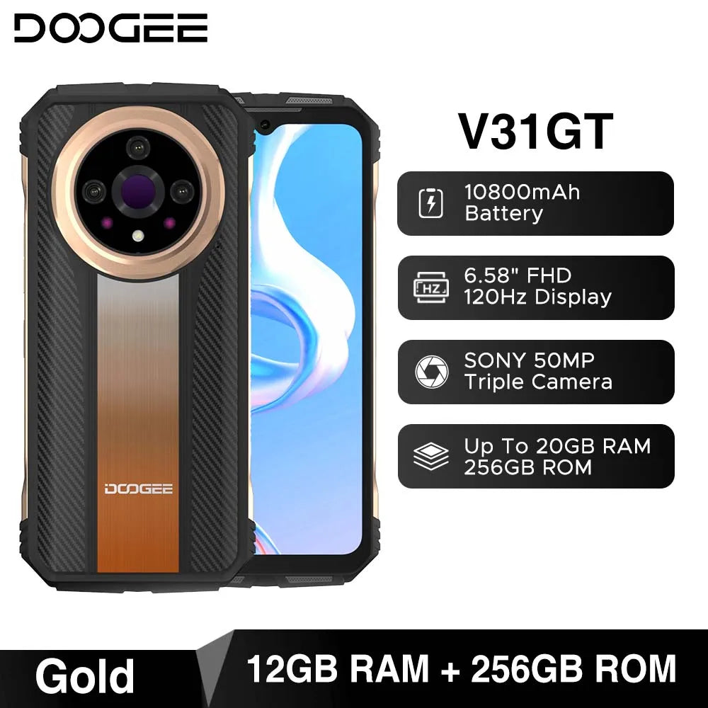 World Premiere DOOGEE V31GT Rugged Phone 6.58”
