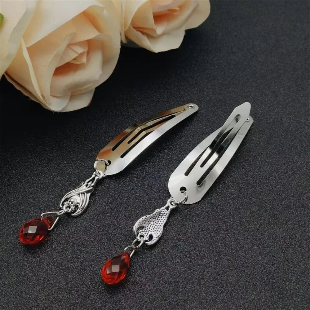 Fashion Metal Geometry Pendant Hair Clip