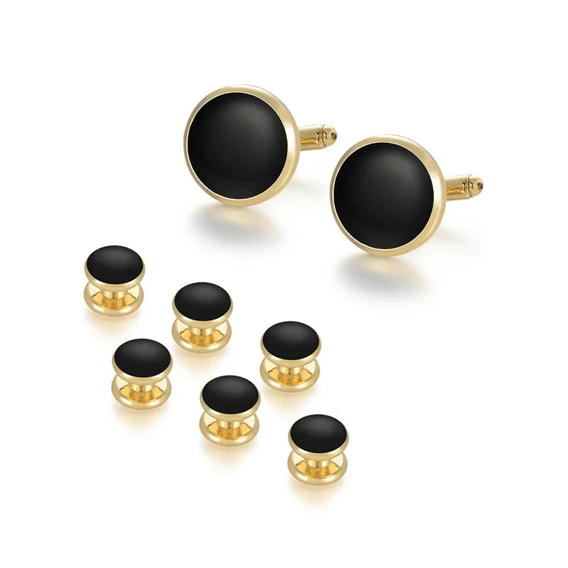UJOY Men's Cufflinks Studs Set For Tuxedo