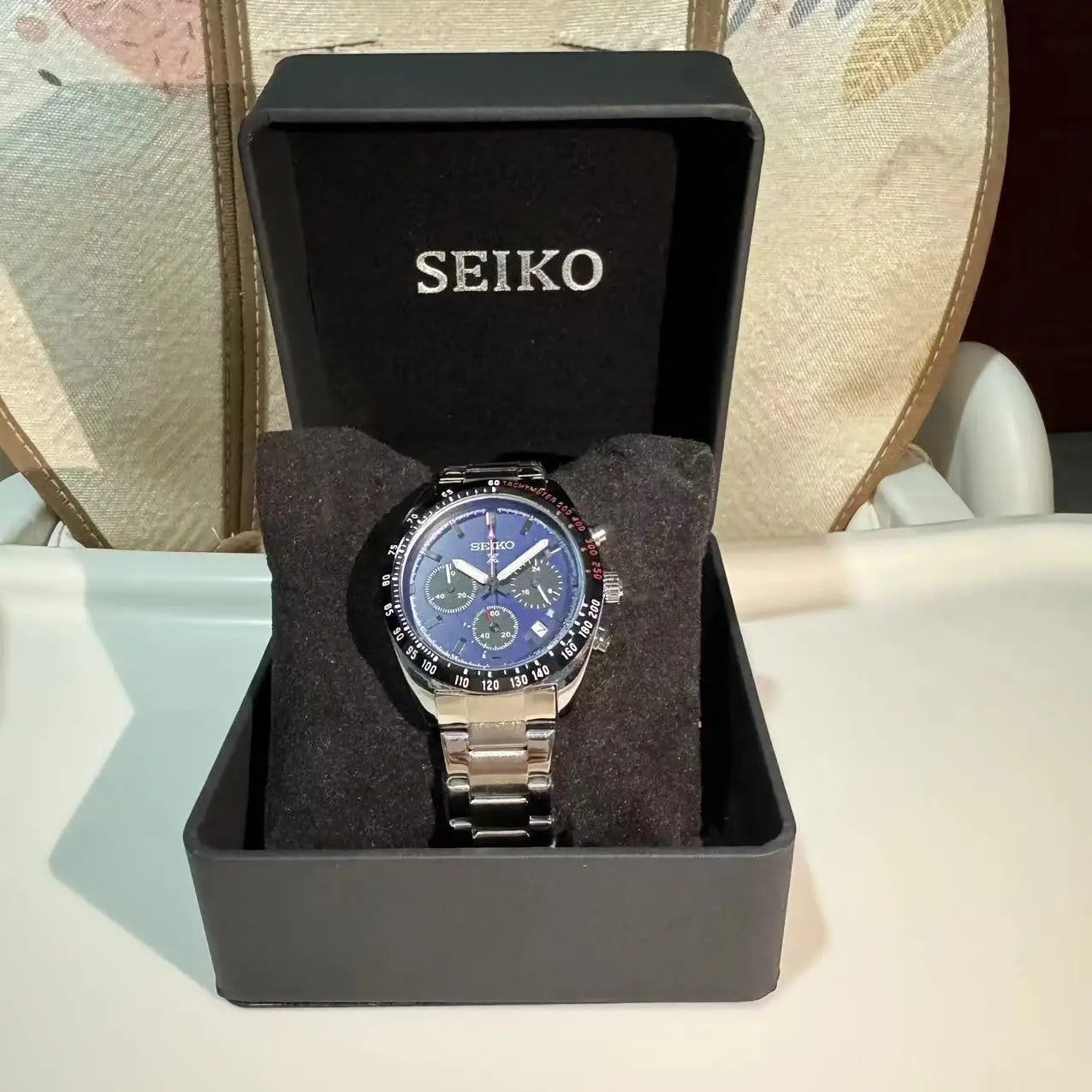 Seiko Brand Multifunctional  Chronograph Men's Quartz Wrist Watch