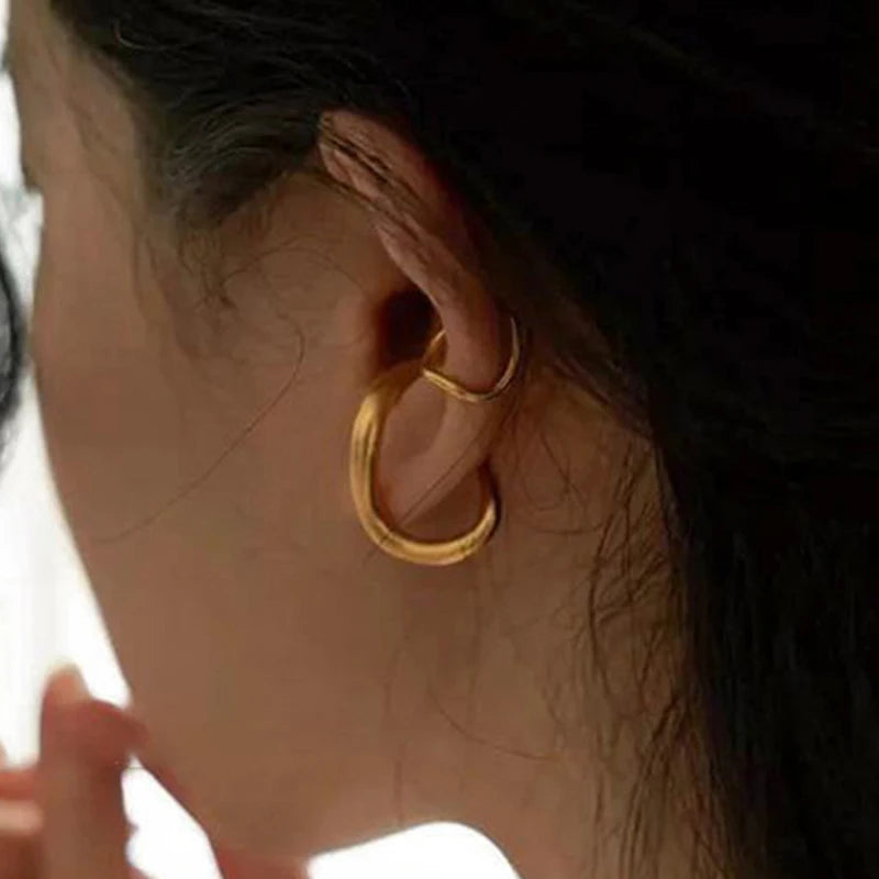 Geometric Ear Cuff Earrings