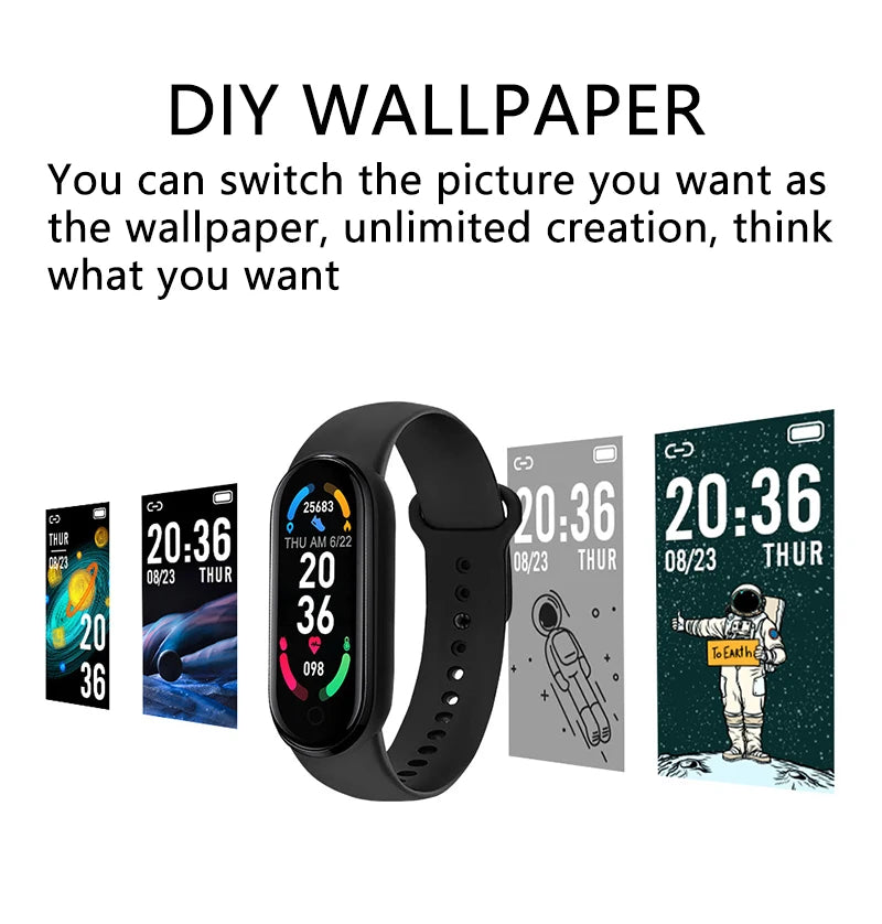 M6 Smart Watch  Smart Bracelet