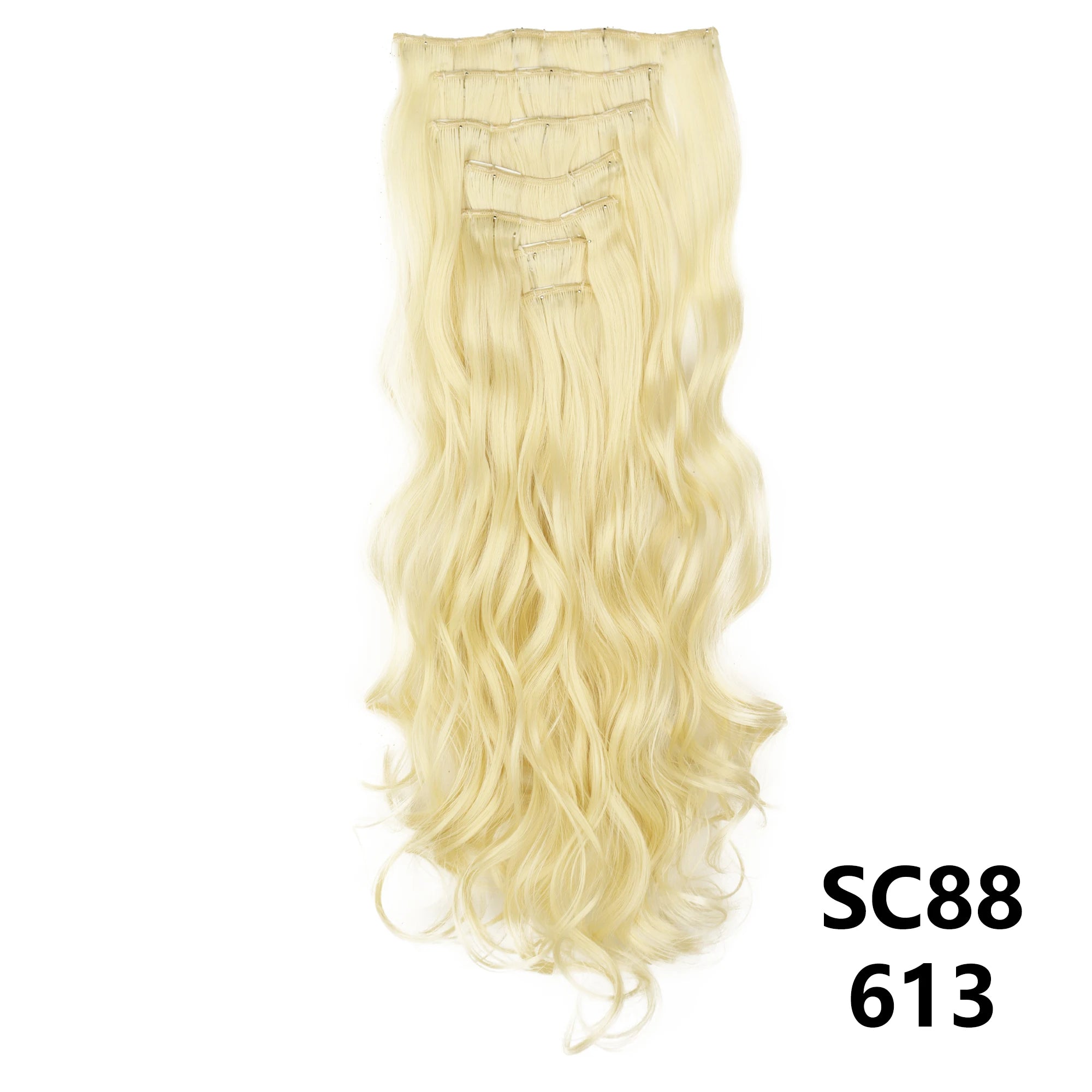 Long Straight Synthetic 16 Clips