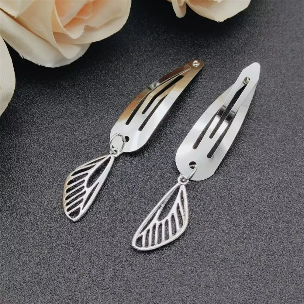 Fashion Metal Geometry Pendant Hair Clip