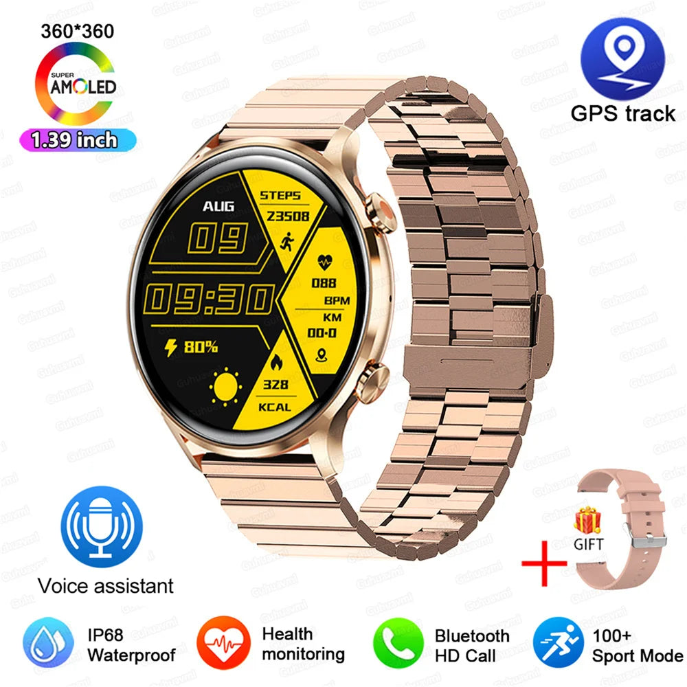Men's AMOLED HD Screen Smartwatch